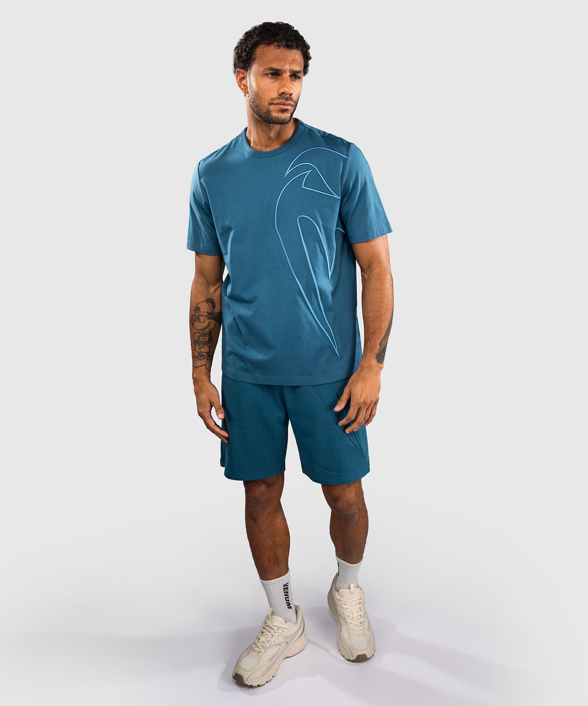 Venum Giant 3D Cotton T-Shirt - Ocean Blue