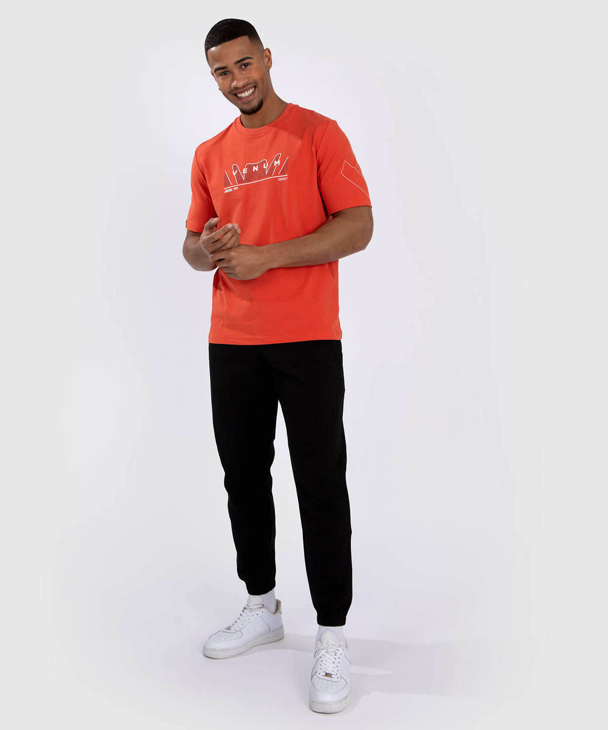 Venum Snake Print Camiseta - Naranja fluo
