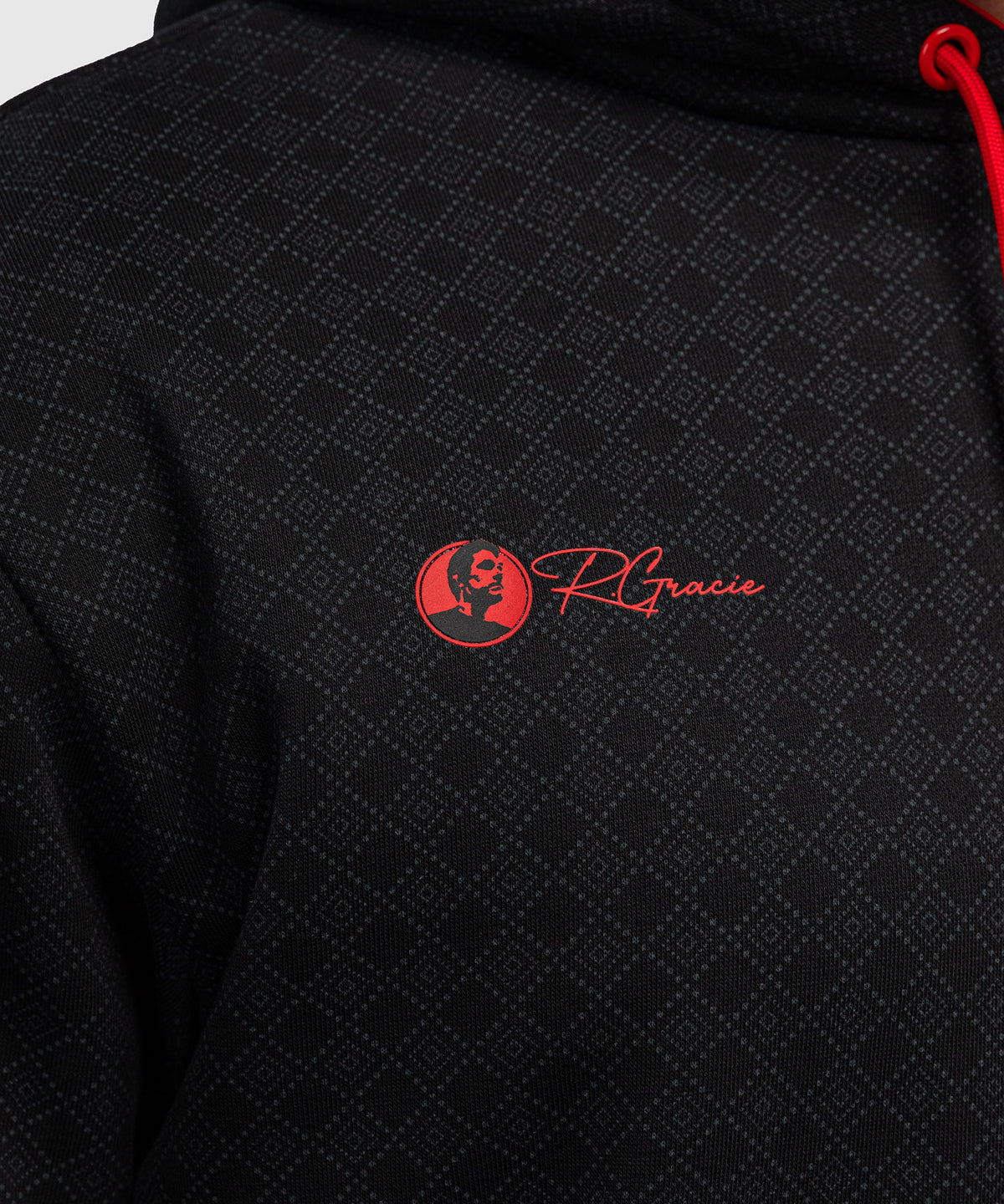 Venum x Roger Gracie Signature Kapuzenpullover - Schwarz/Rot