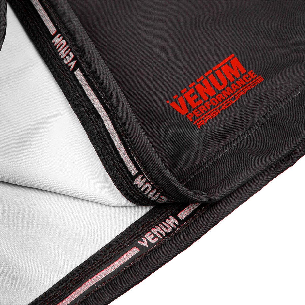 Rashguard Signature Mangas Cortas - Negro/Rojo