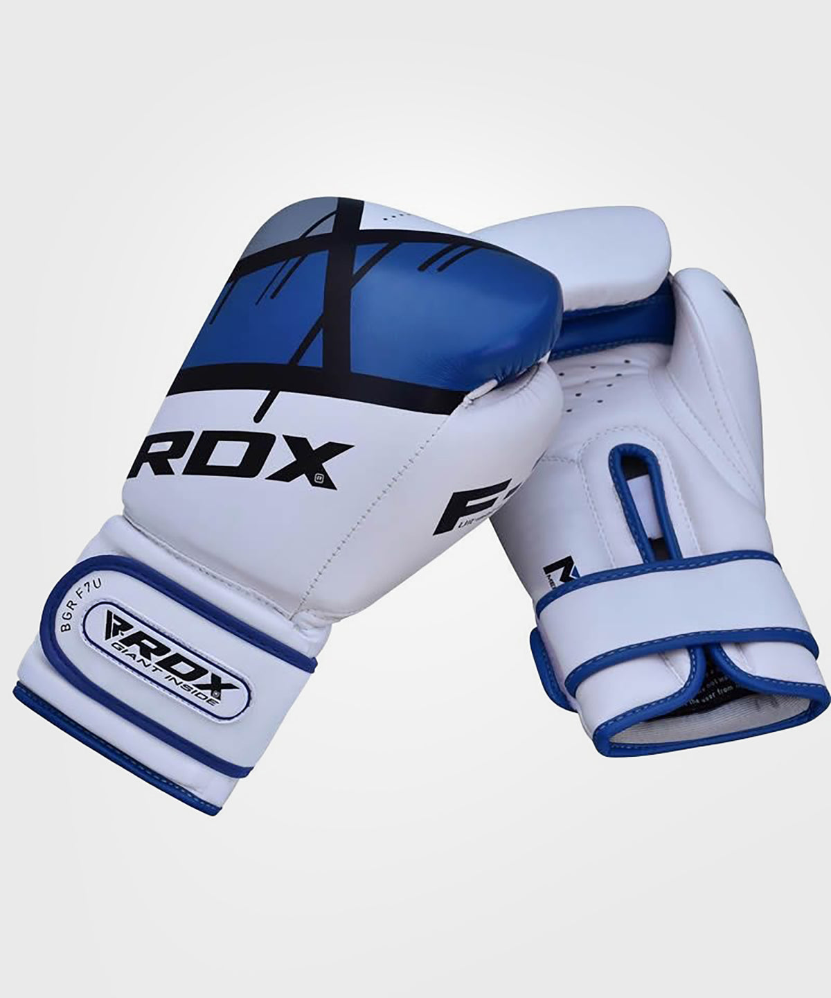 RDX Sports Quadro-Dome Guantoni da Boxe - Bianco/Blu