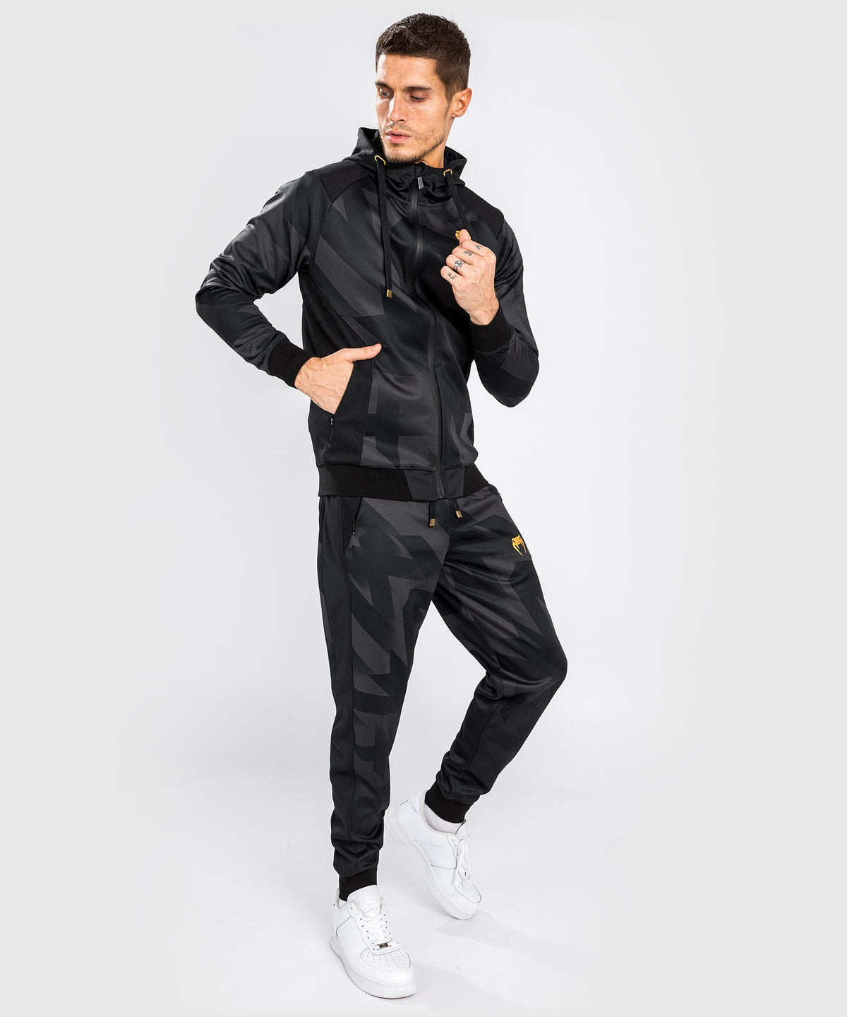 Sudadera con Capucha Venum Razor - Negro/Oro