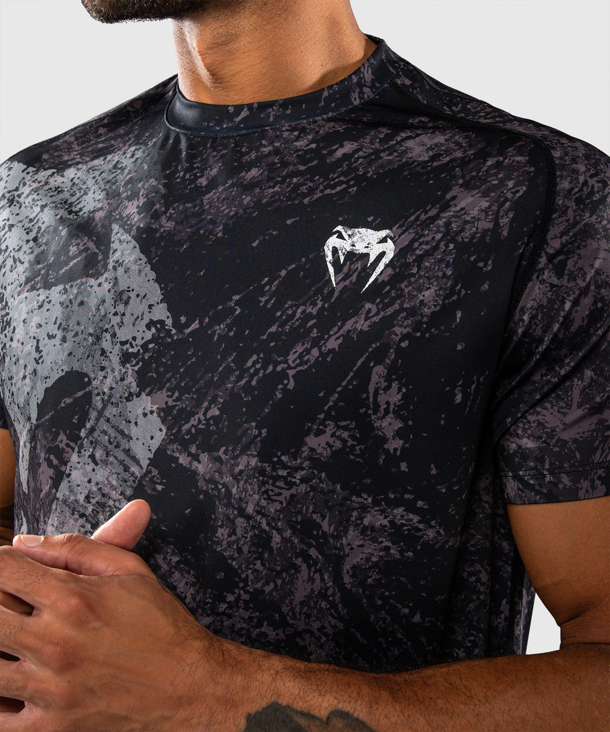 T-shirt Dry Tech Venum Rage & Workout - Noir/Gris