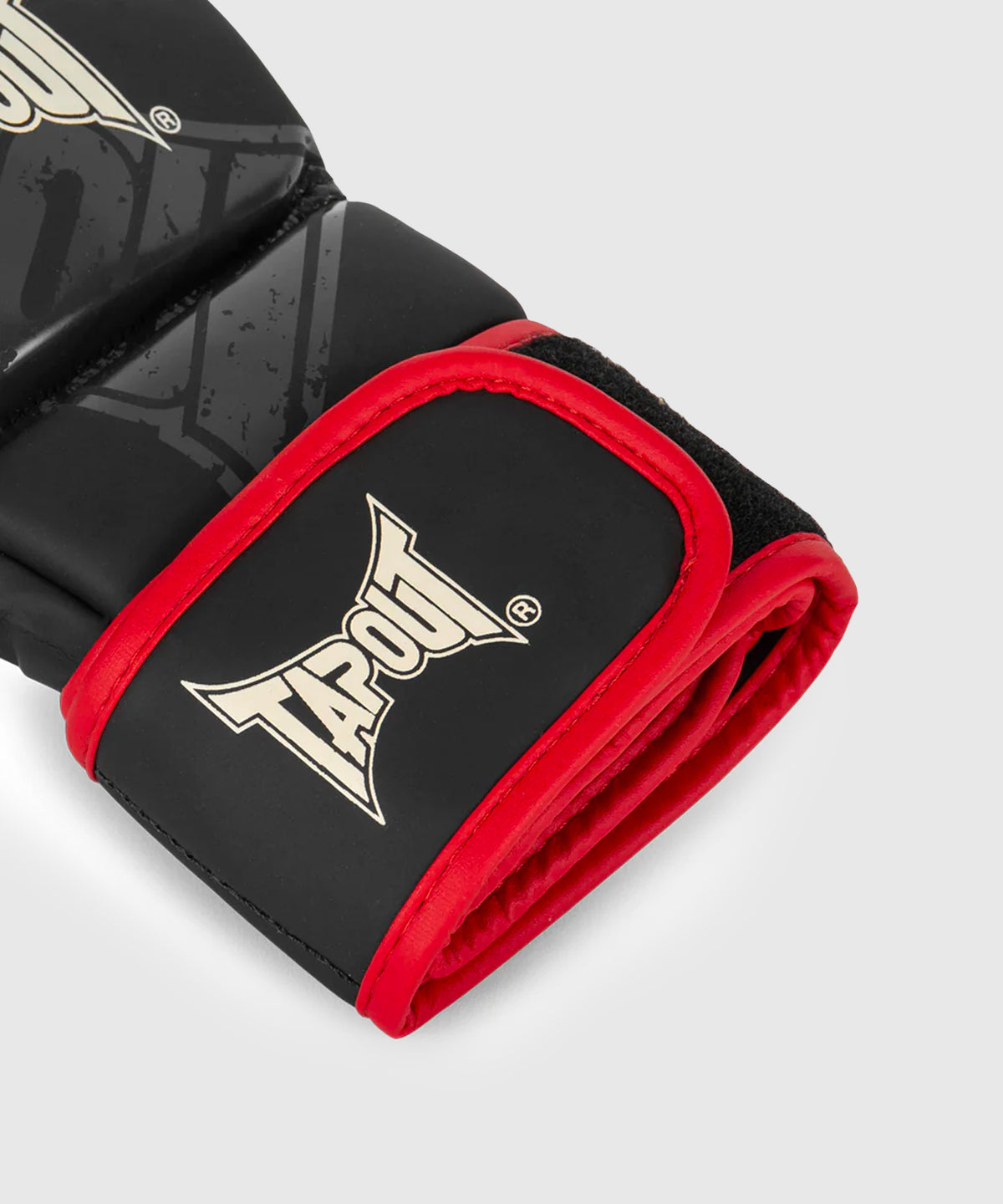 Tapout Crafton Guantes de MMA - Negro/Rojo