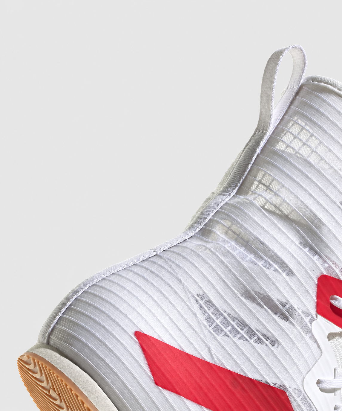 Adidas Box Hog 4 Botas de Boxeo - Blanco/Rojo