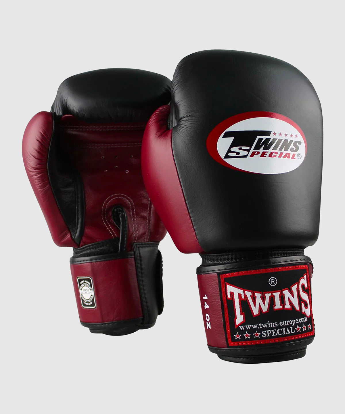 Gants de boxe Twins BGVL-3 - Noir/Bordeaux