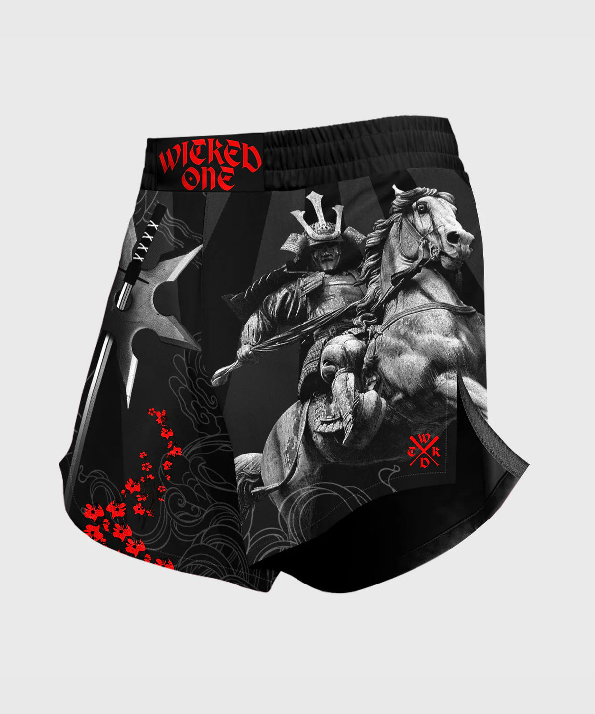 Short de MMA Wicked One Element Shogun - Noir