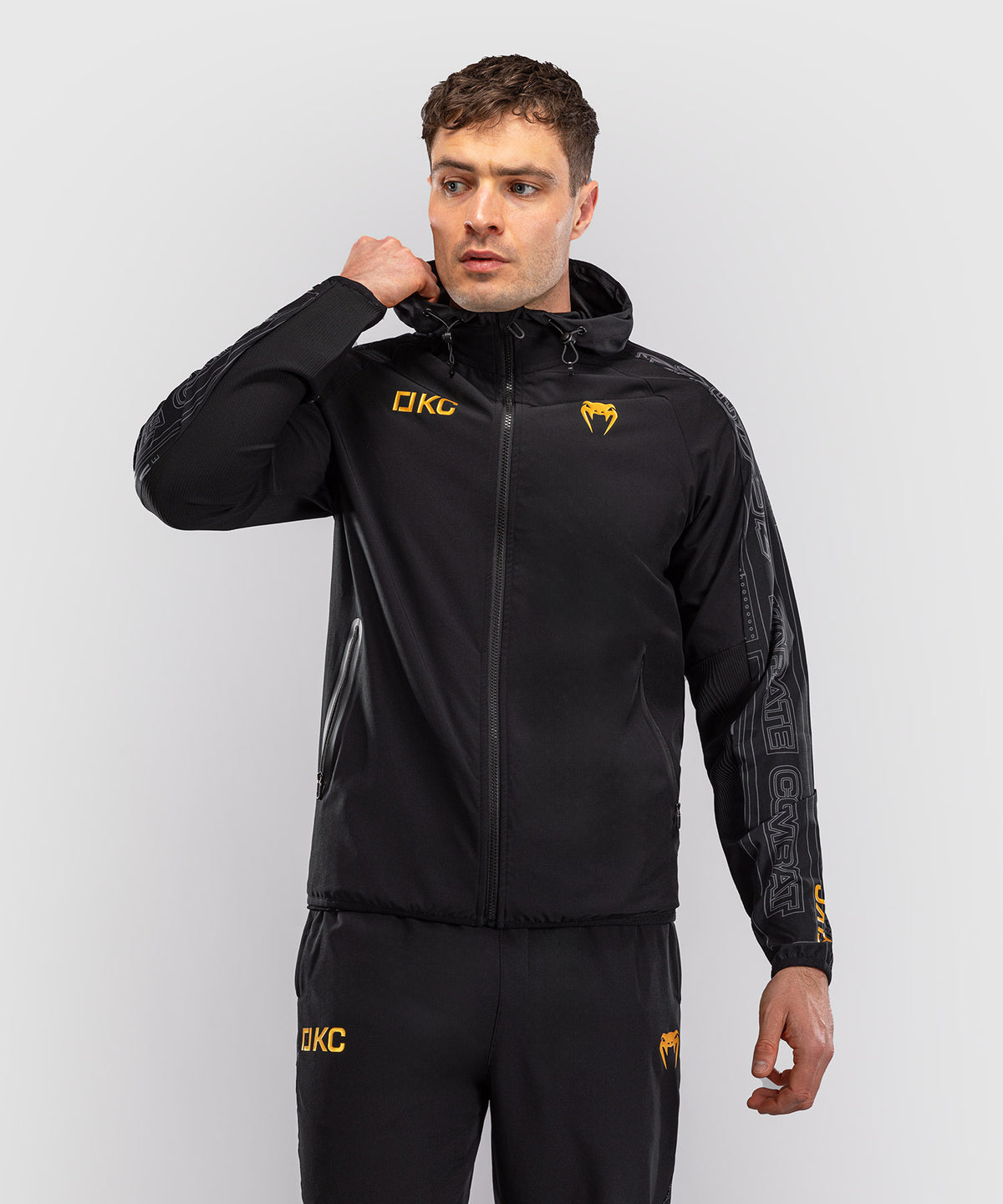 Karate Combat by Venum Chaquetas de Chándal – Negro/Gris