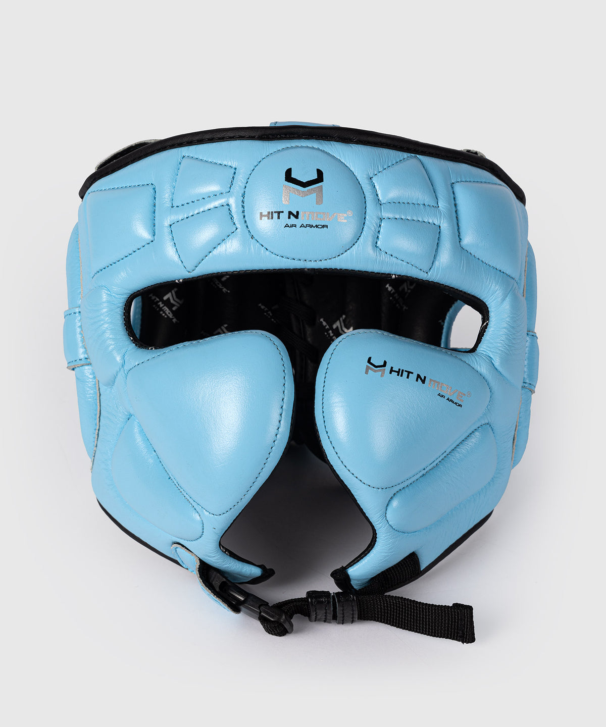 Hit N Move Air Armor Casco da Boxe - Celeste