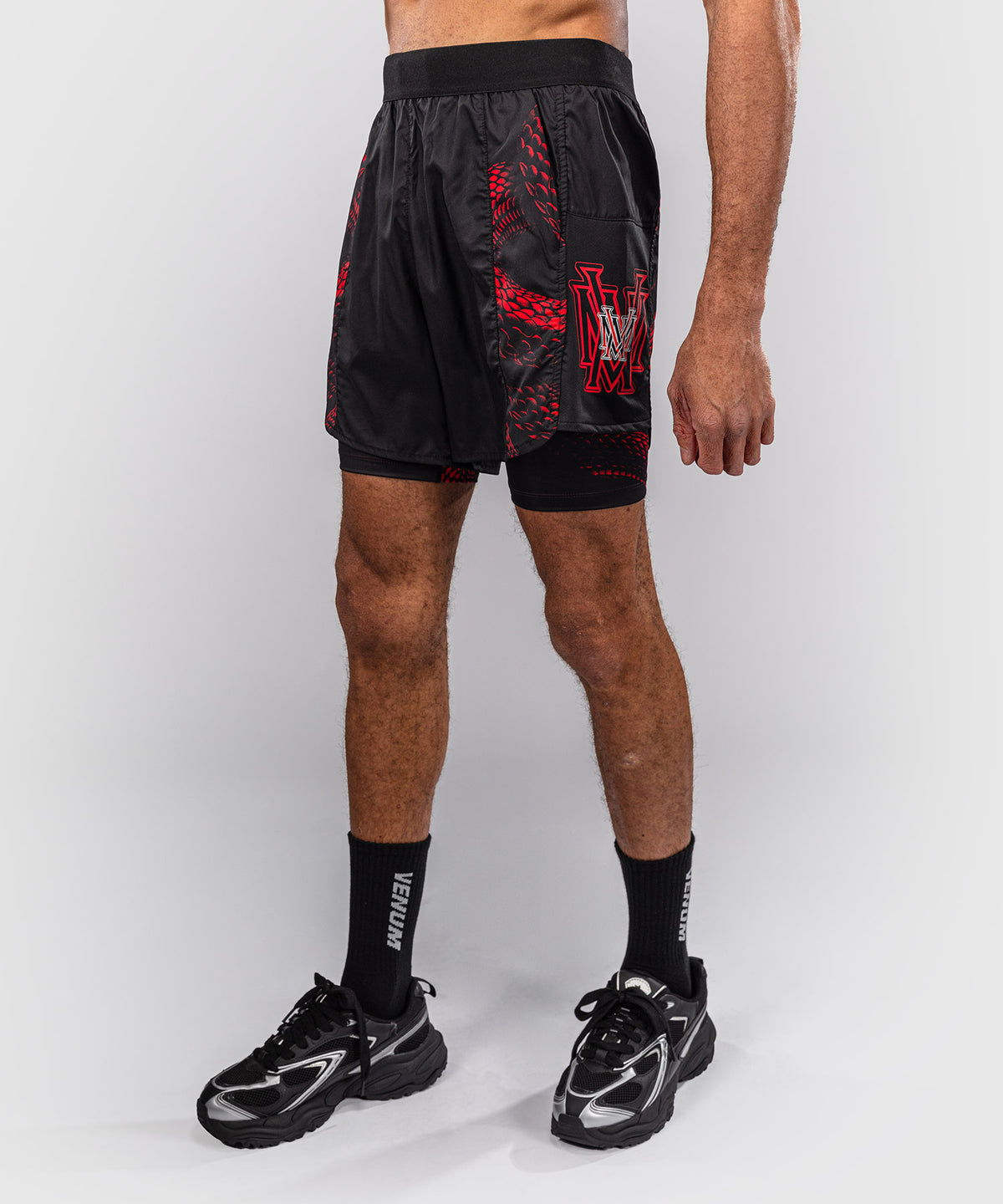 Venum Matupa Pantaloncini da Allenamento - Nero/Rosso/Argento