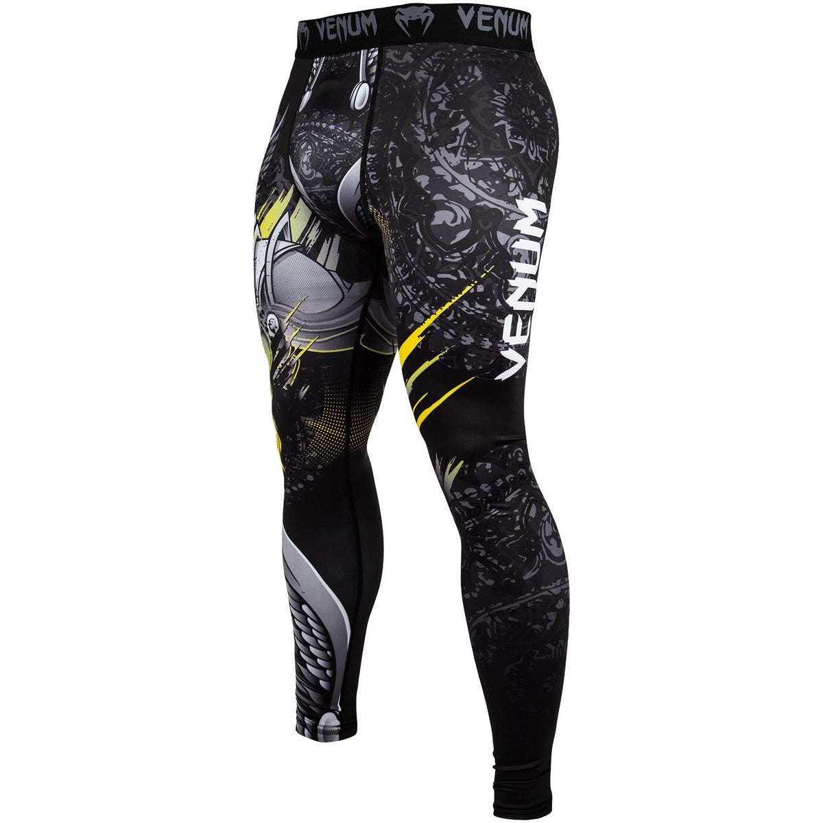 Pantalon de Compression Venum Viking 2.0 - Noir/Jaune