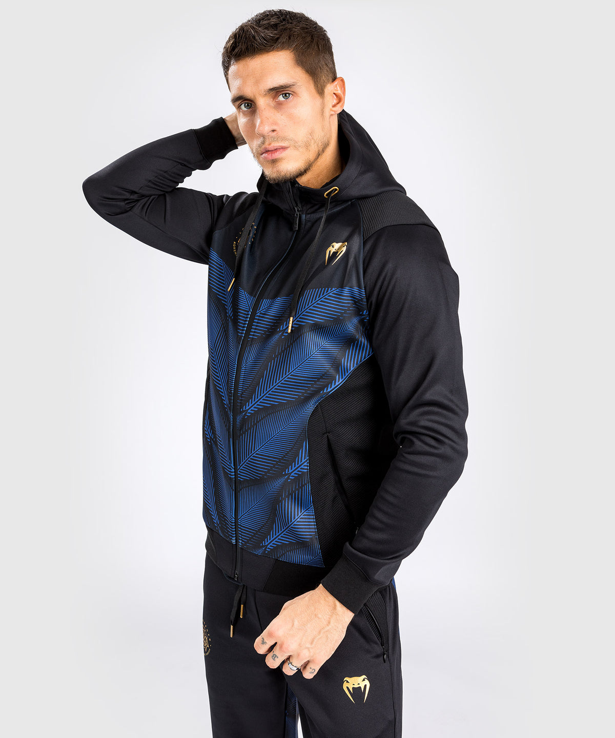 Venum Phantom Loma Felpa con cappuccio - nera/blu