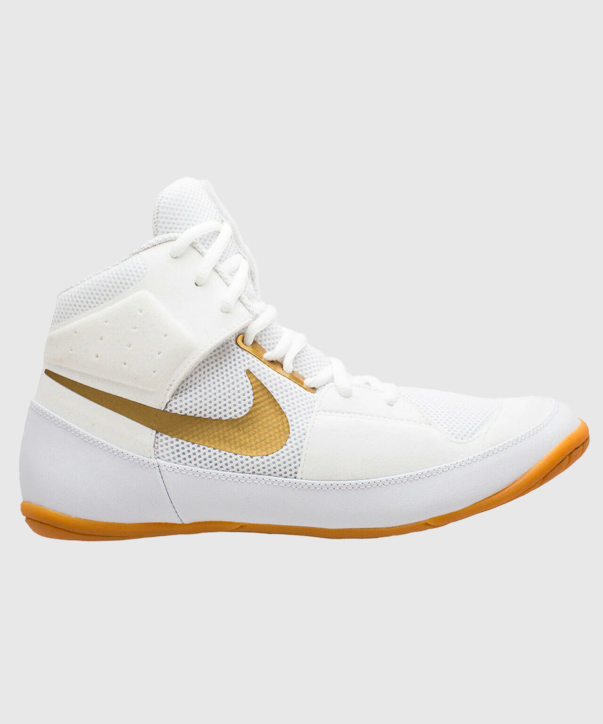Nike Fury Wrestling Shoes - White/Gold