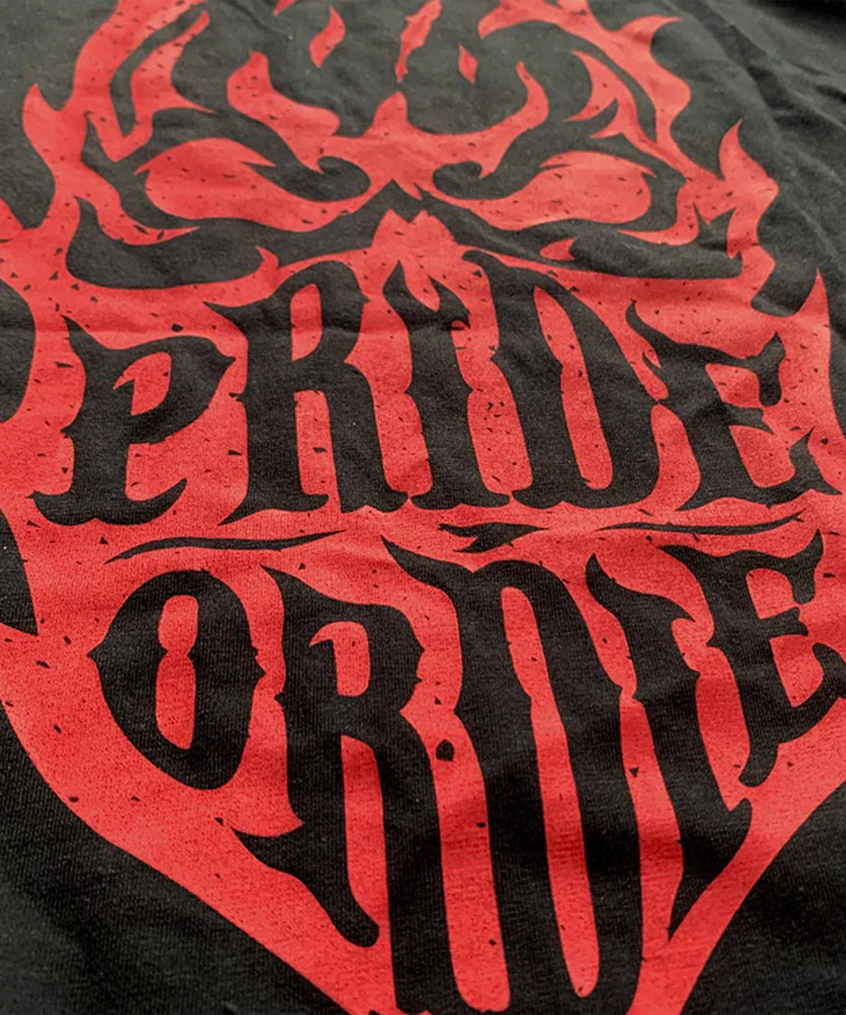 Pride Or Die Reckless Flames Camiseta de Entrenamiento - Negro