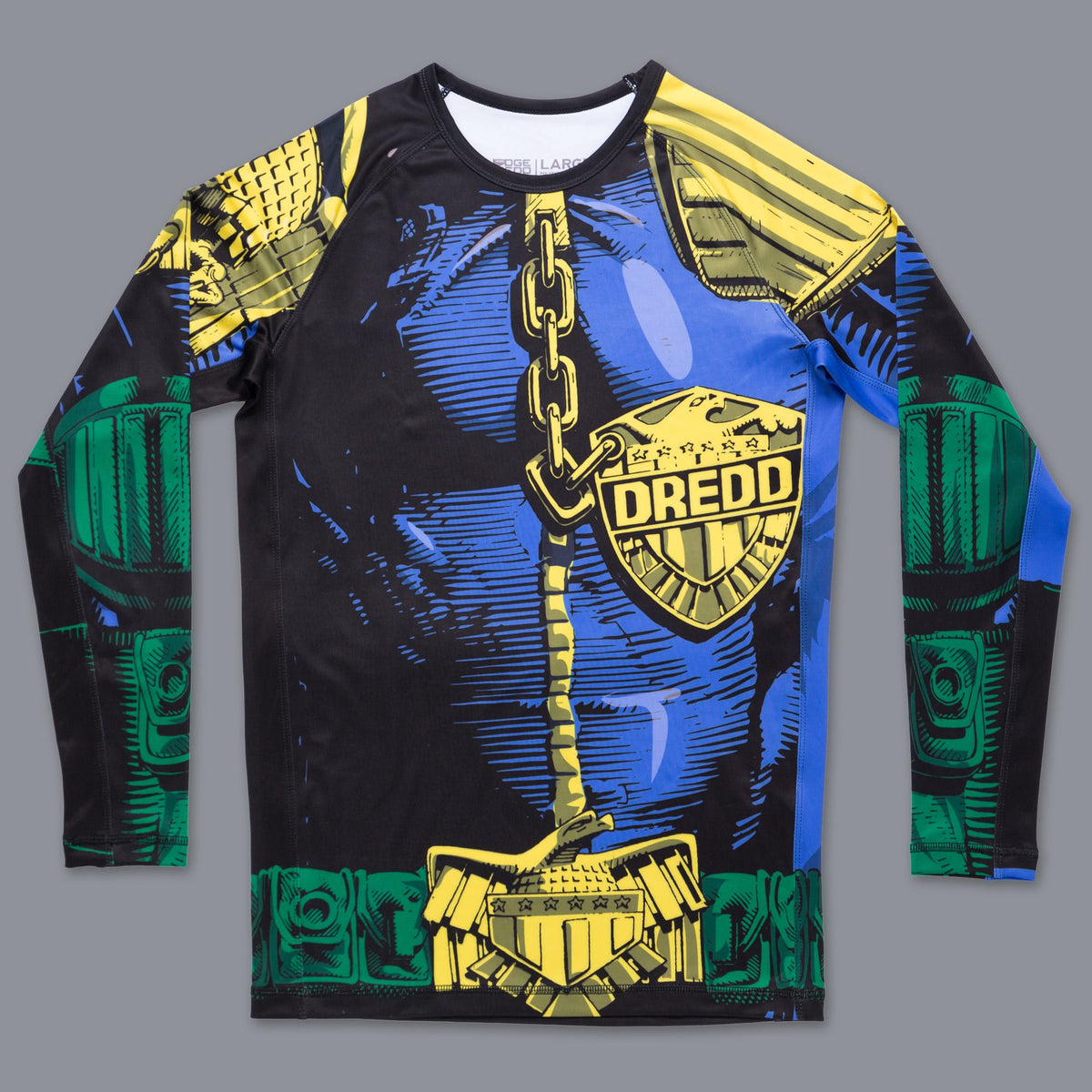 Rashguard Scramble X Judge Dredd The Law