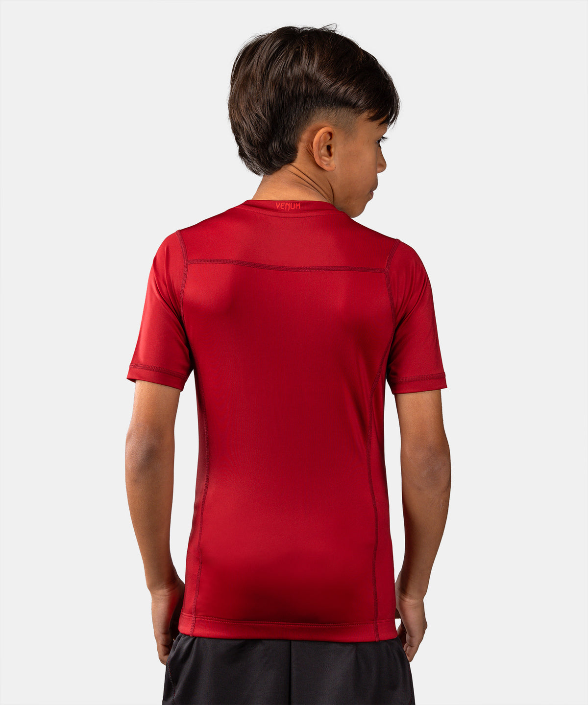 Venum Attack Kurzarm Rashguard - Schwarz/Rot
