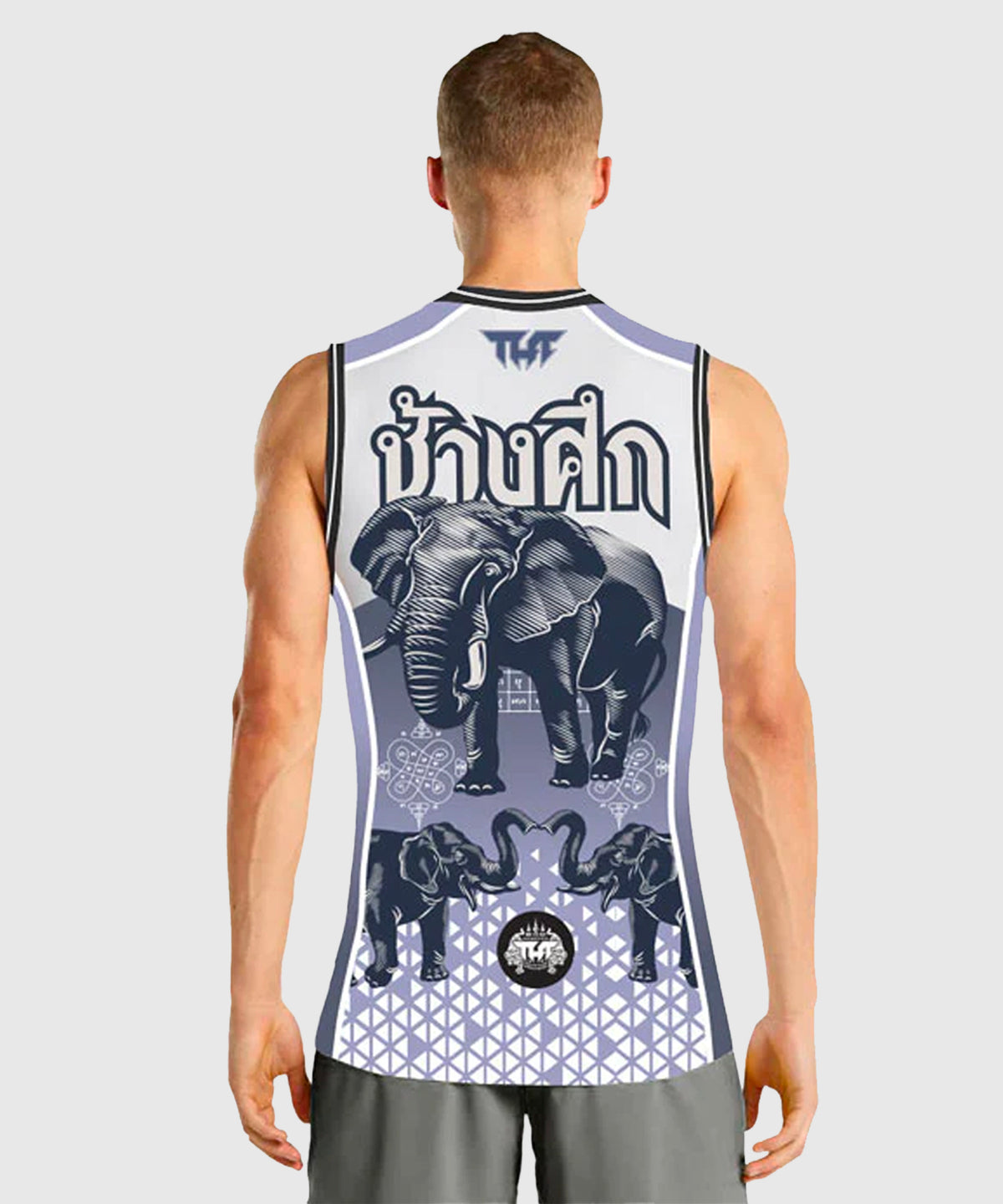 Débardeur Tuff Top War Elephant - Blanc/Violet