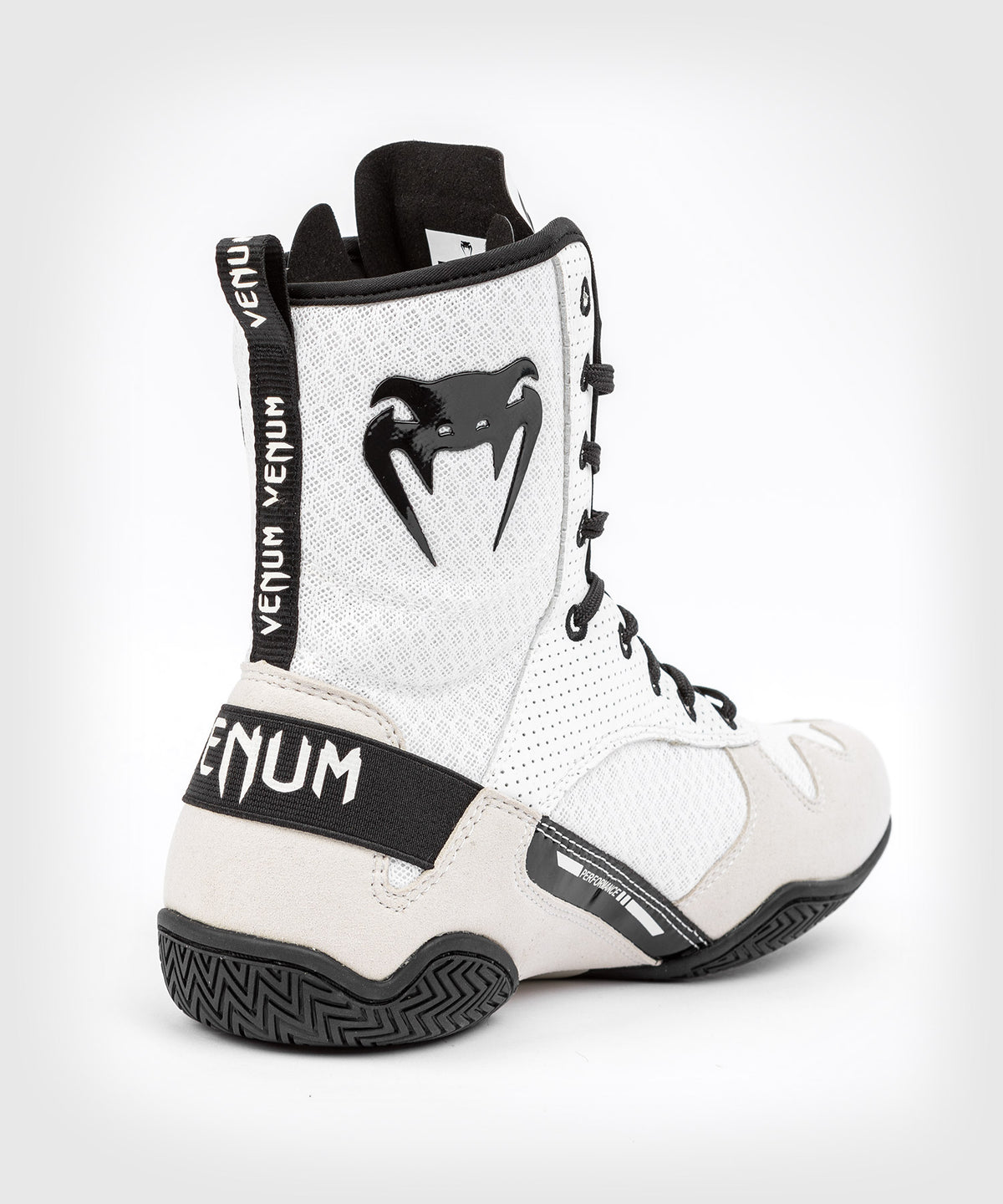 Venum Elite Zapatillas de Boxeo - Blanco/Negro