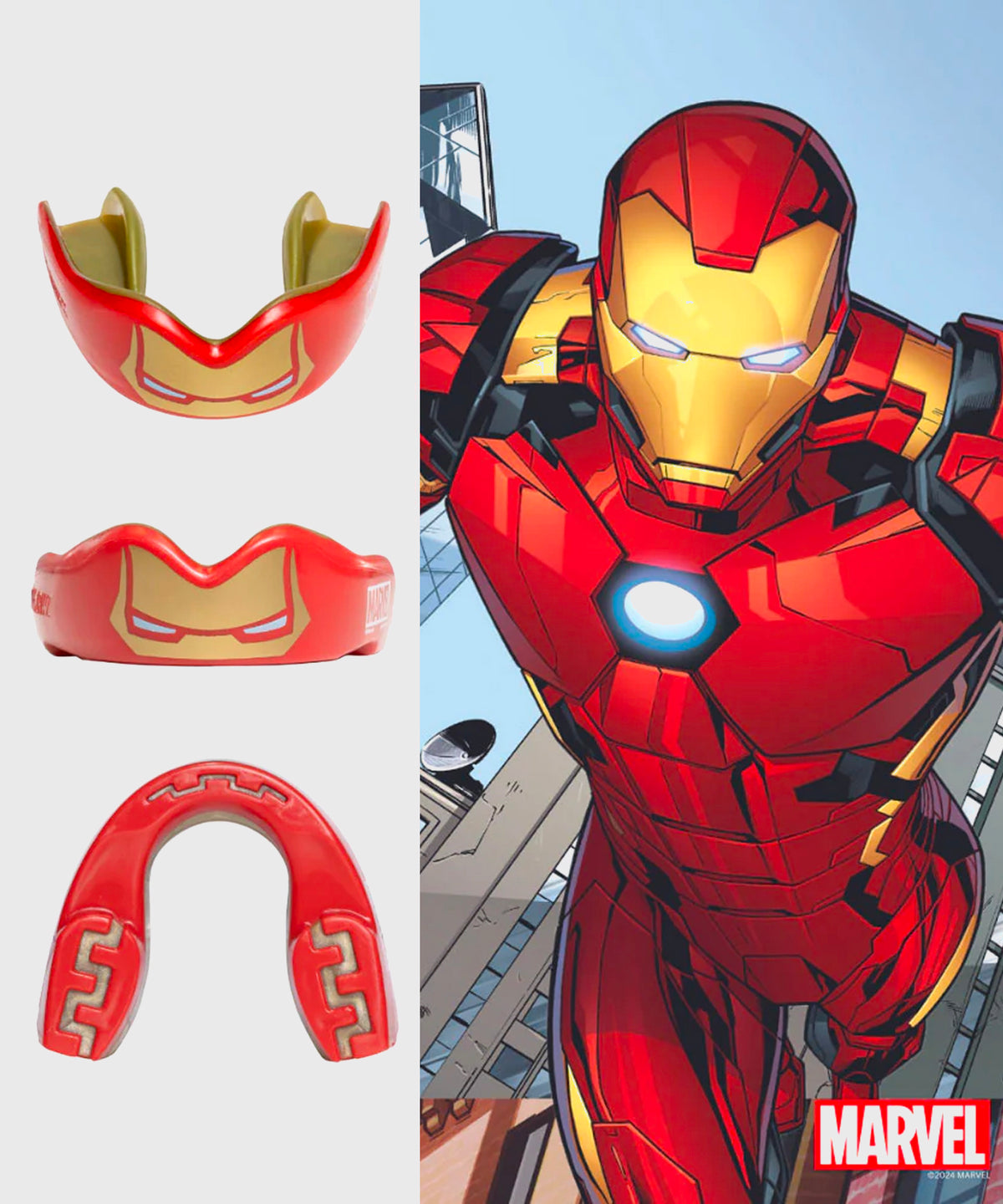 Protège-Dents Safejawz Marvel - Iron-Man - Rouge