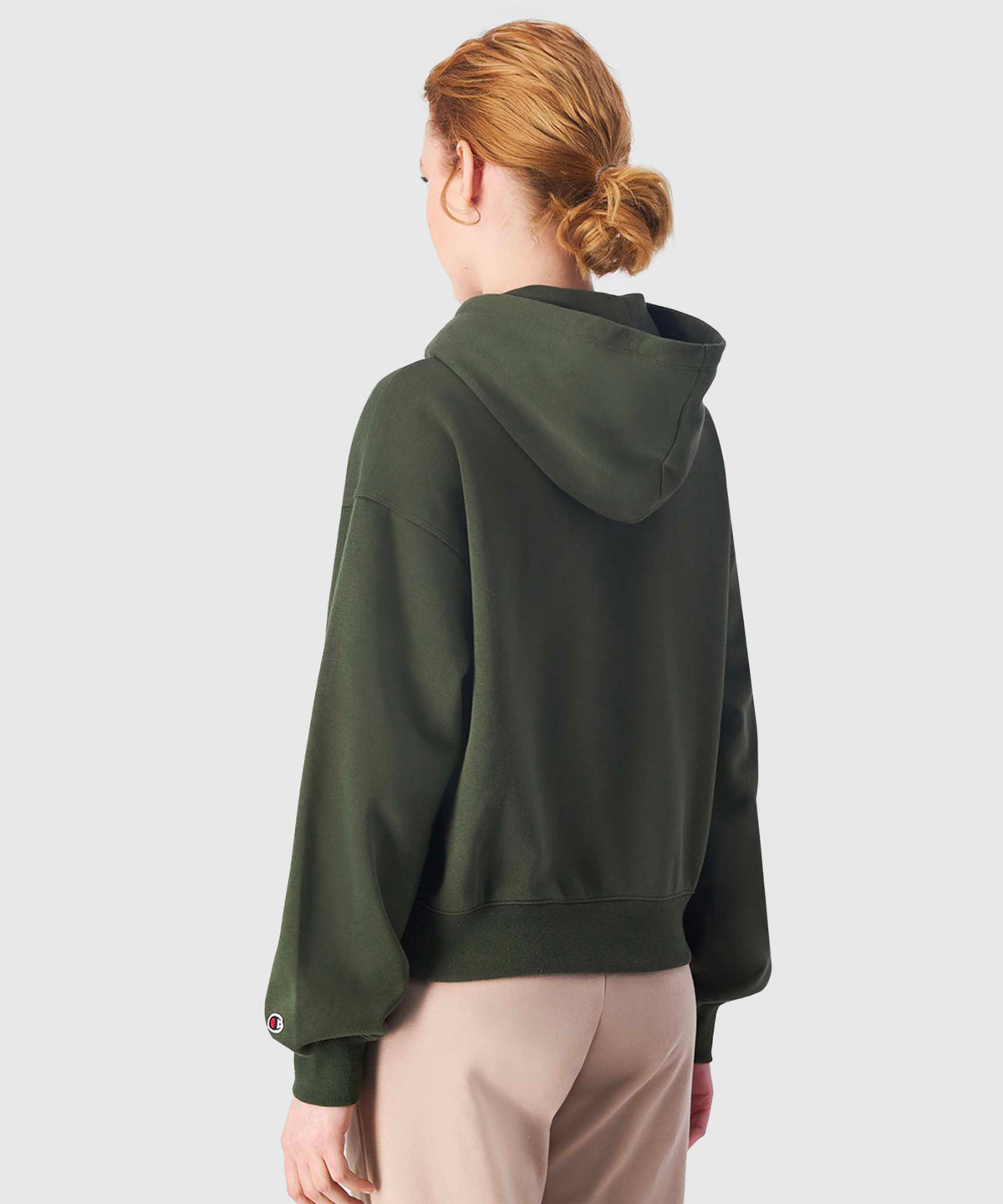Champion Hooded Sweatshirt – Khaki