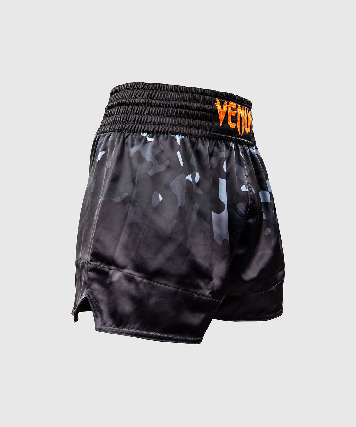 Short de Muay Thaï Venum Classic - Camo Noir/Orange