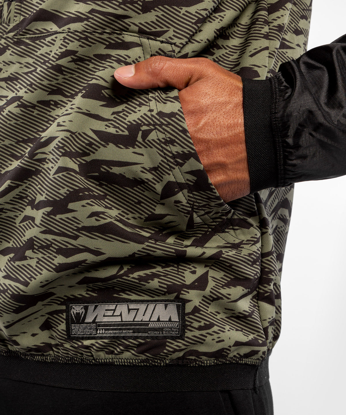 Venum Laser XT Hoodie – Black/Forest Camo