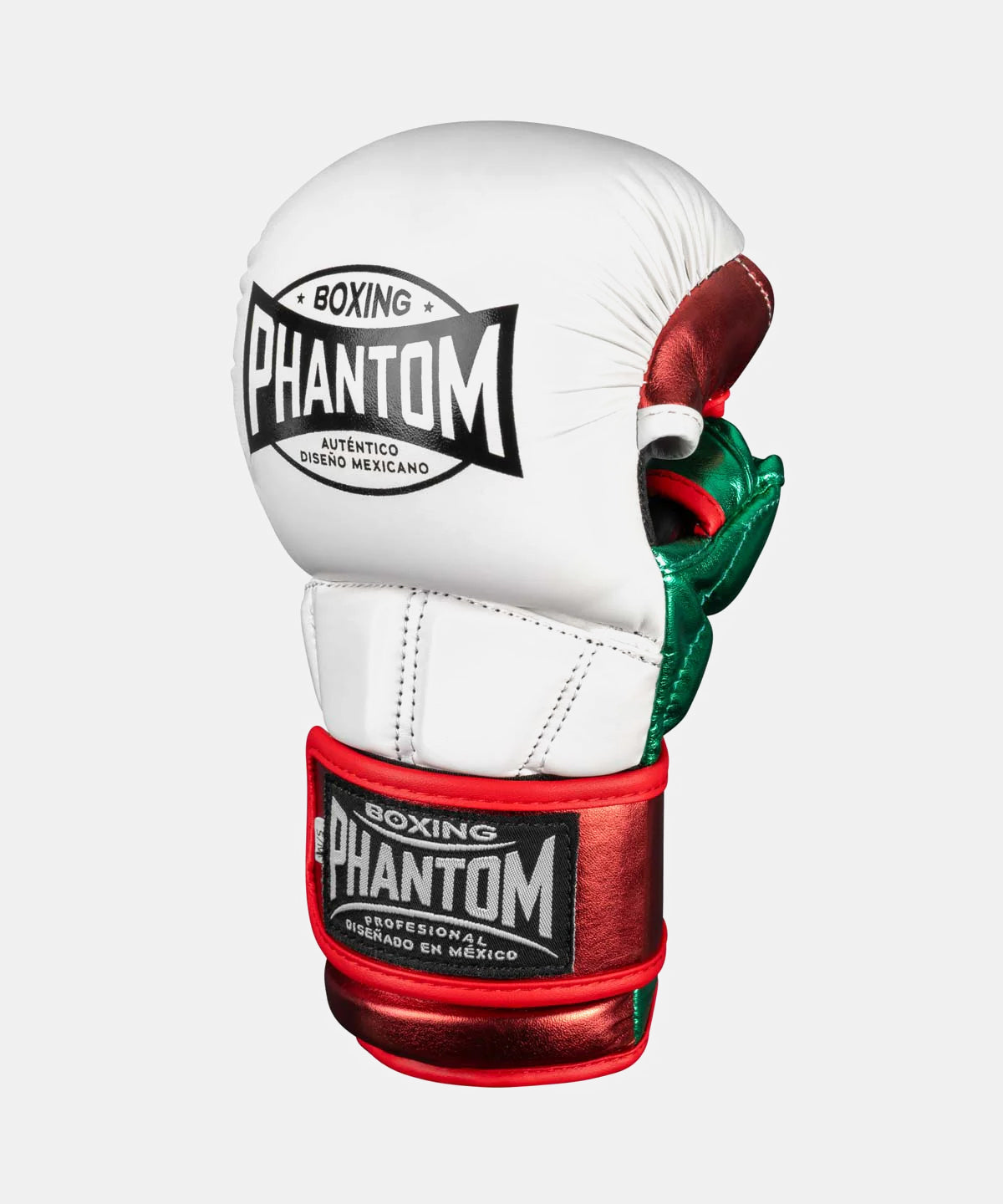 Phantom Athletics Mexico MMA Sparring Gloves - White/Green/Red