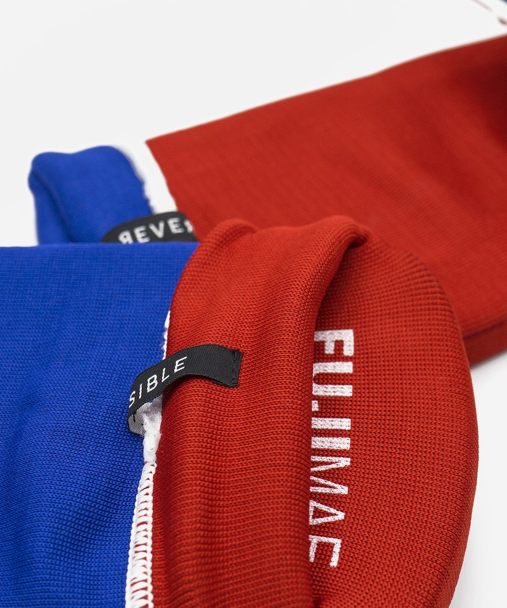 Fujimae Reversible 2.0 Shin and Instep Guards - Blue/Red