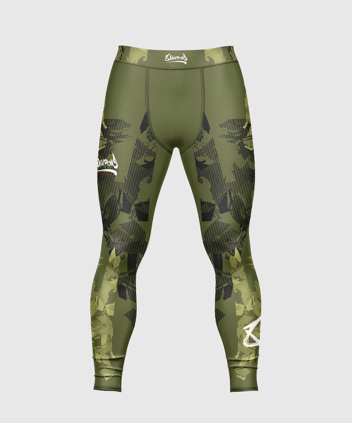 8 Weapons Hit 2.0 Compression Pants - Olive