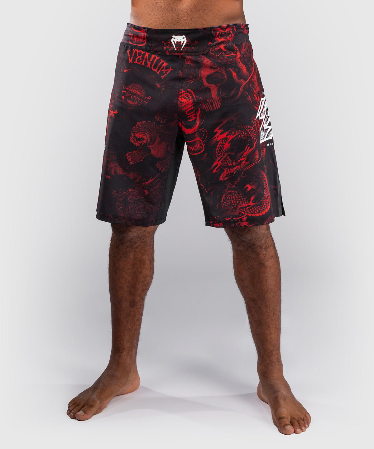 Venum 20th Anniversary Pantaloncini da Combattimento - Nero/Rosso
