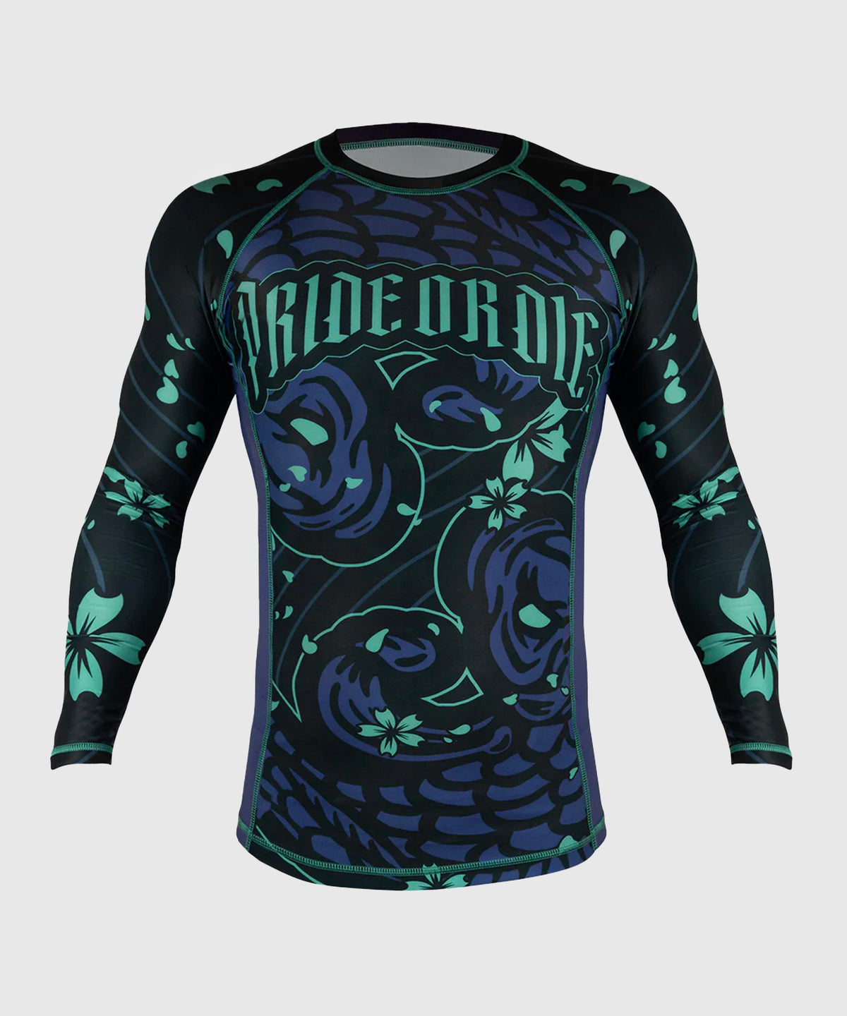 Pride Or Die Survival Of The Fittest Langarm-Rashguard - Schwarz