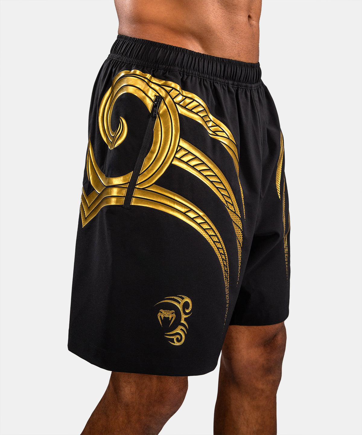 Venum x Mike Tyson Tiger Training Shorts - Black/Gold