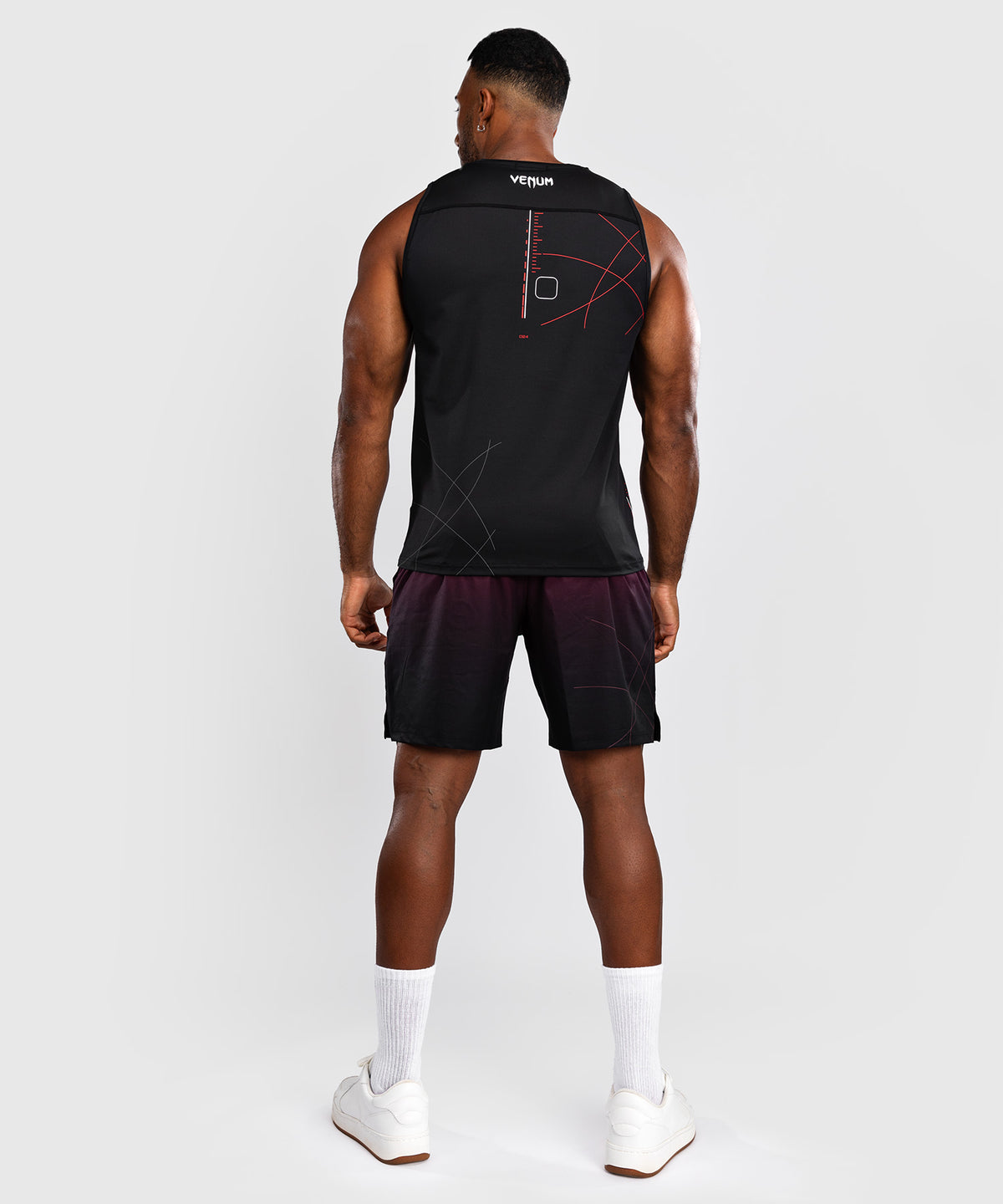 Venum Tactical XT Herren Dry Tech Tanktop - Schwarz/Feuerrot