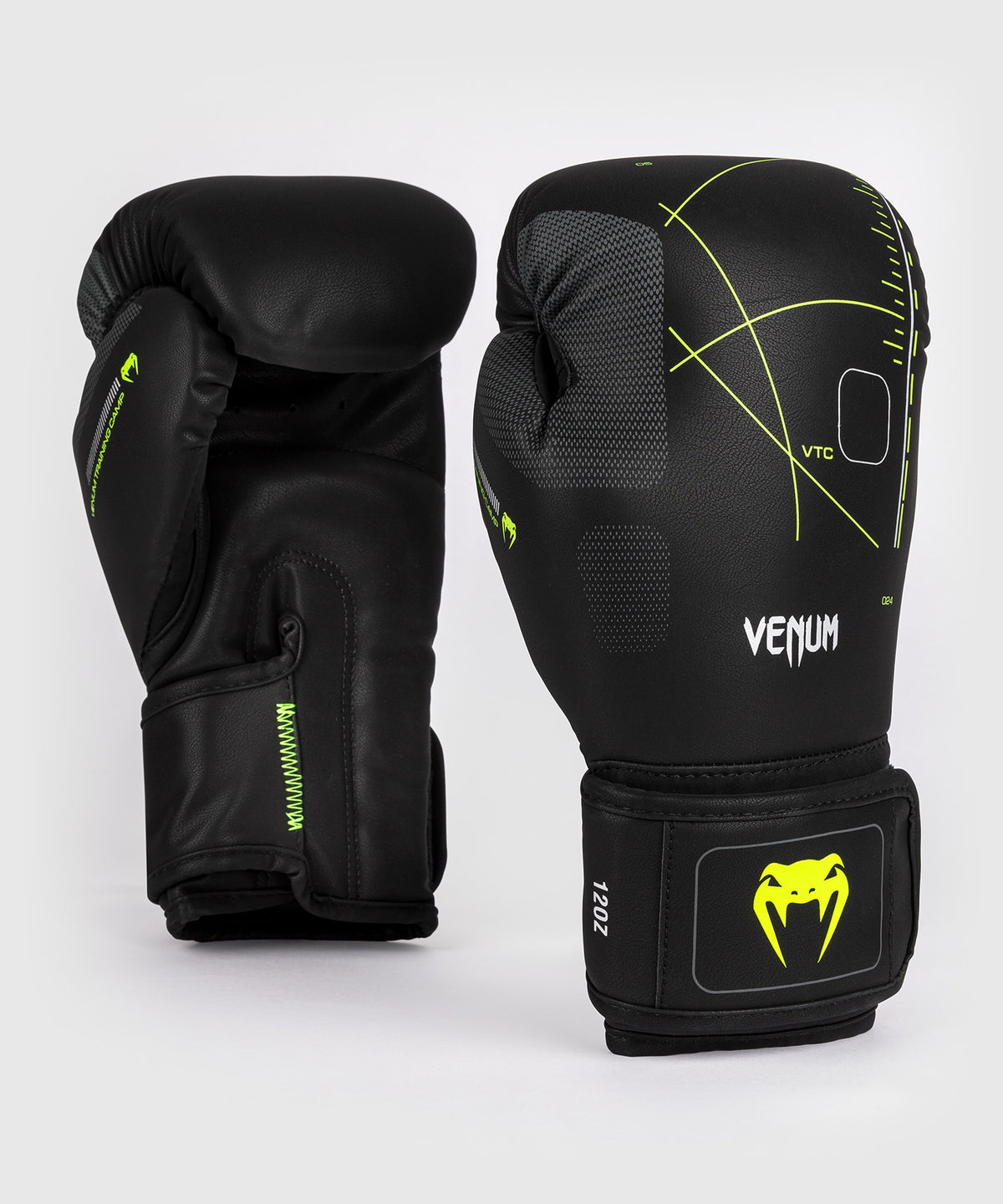 Venum Training Camp 4.0 Guantoni da boxe - Nero/Verde chiaro