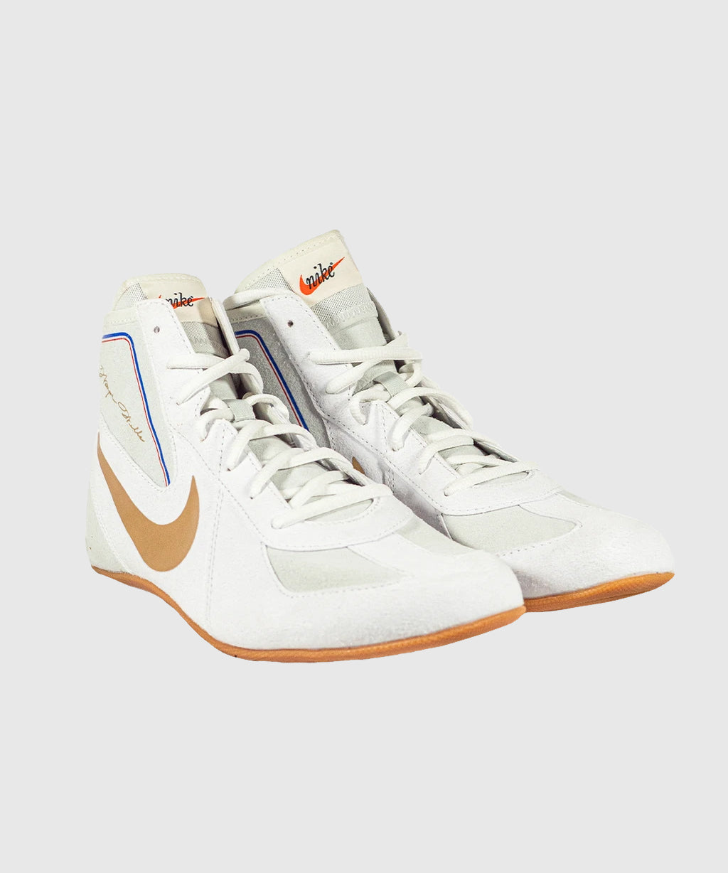 Chaussures de lutte Nike Footsweep 2 SE - Blanc/Or/Gomme