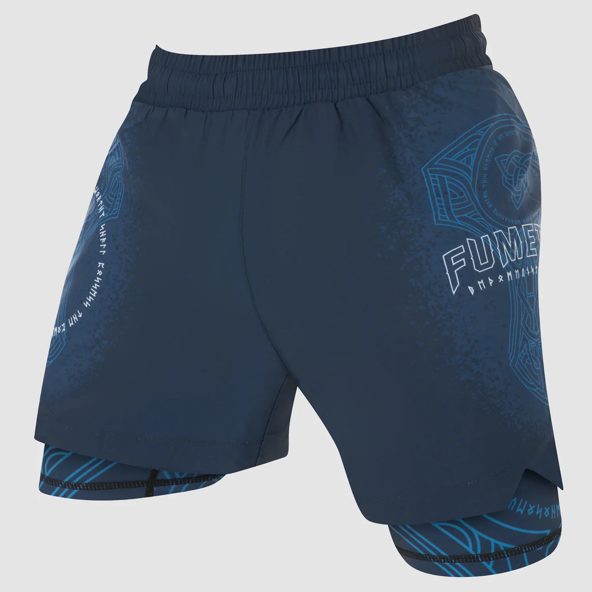Fumetsu Mjolnir Dual Layer Fightshorts - Azul