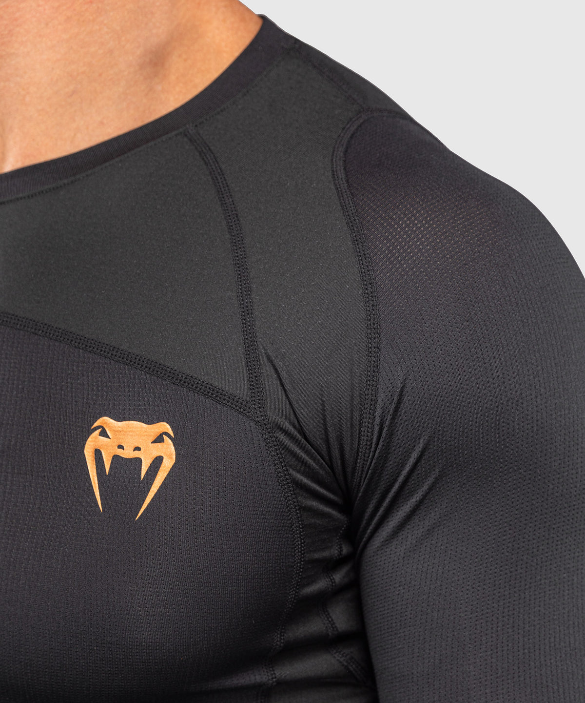 Venum G-Fit Revolution Rashguard a maniche lunghe - Nero/Rame