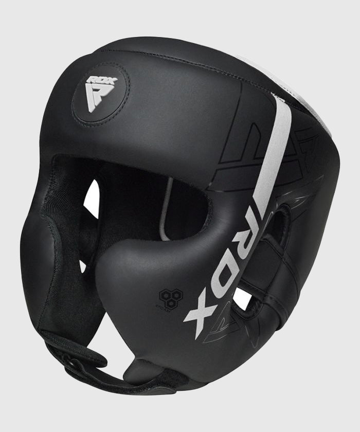 RDX F6 Kara Casco da Boxe - Nero/Bianco