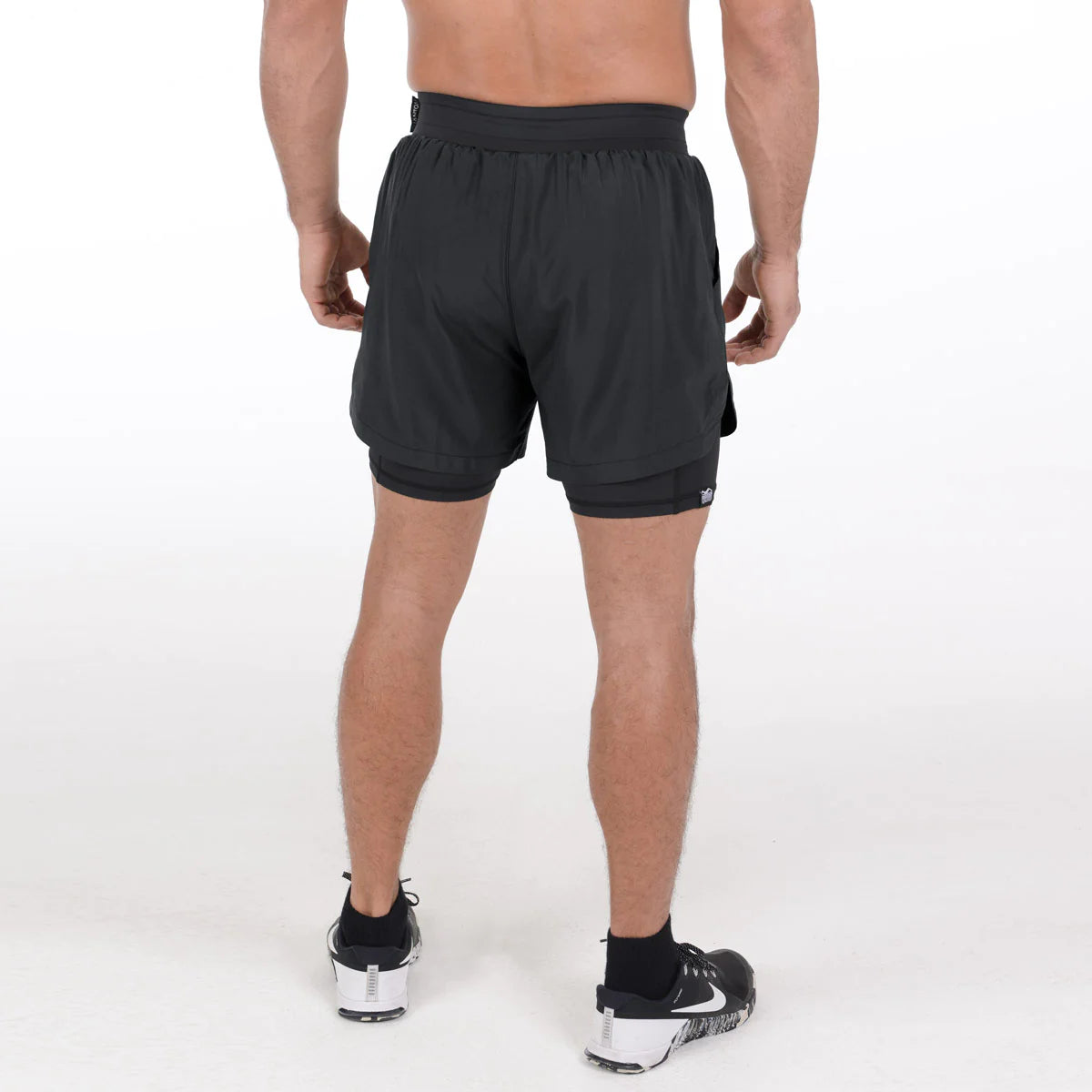 Phantom Athletics Laser 2 en 1 Pantalones Cortos de Entrenamiento - Negro