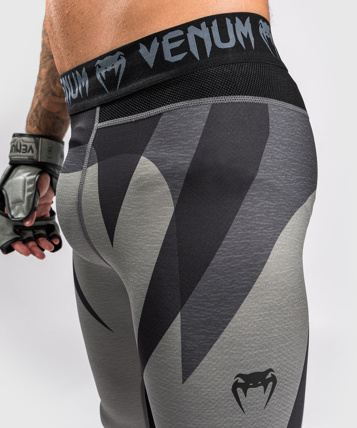 Venum Stone Compression Pants - Mineral Green