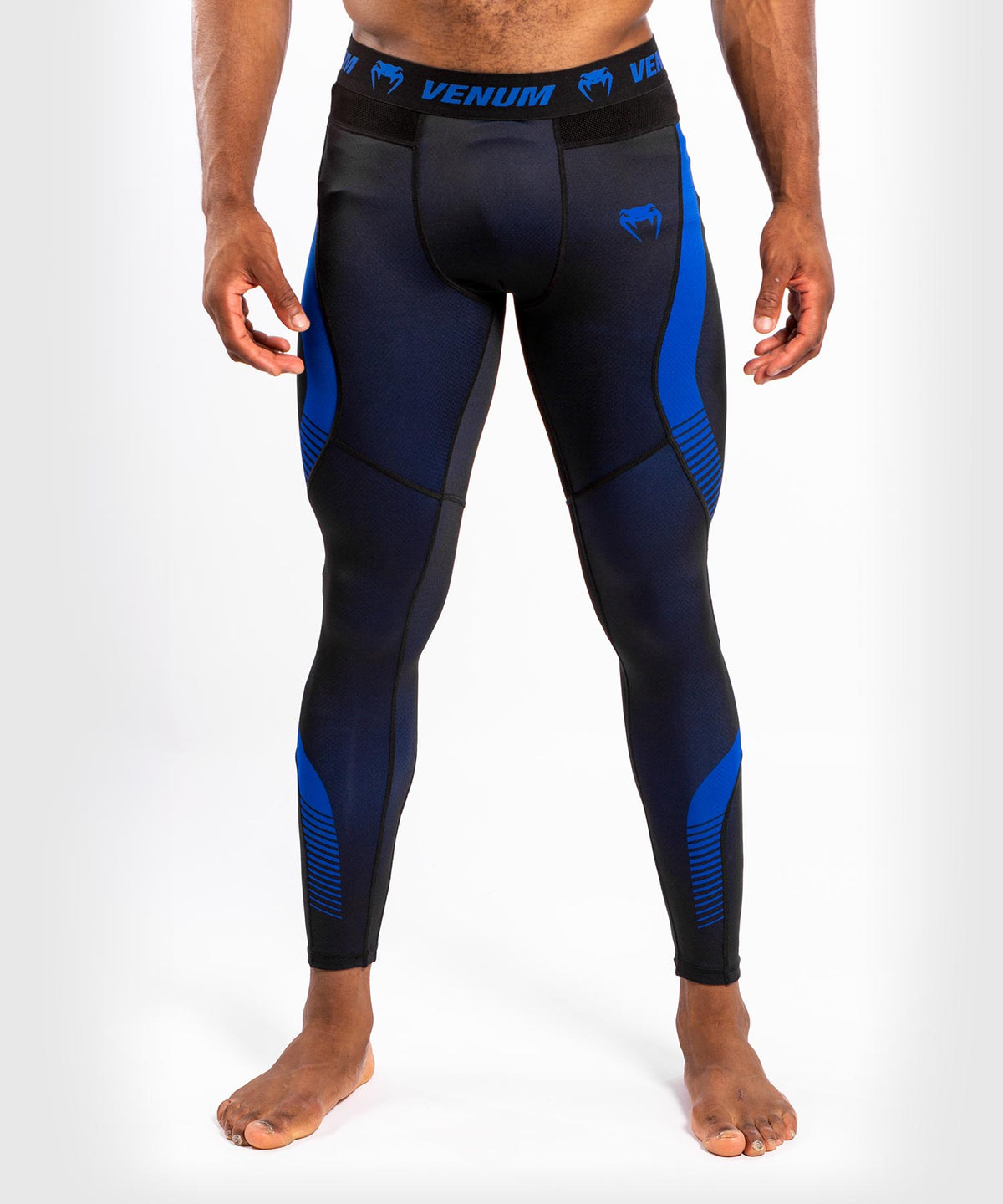Pantaloni a compressione Venum No Gi 3.0 - Nero/Blu