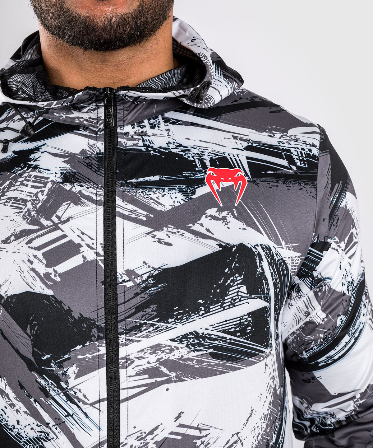 Sweat à capuche Venum Electron 3.0 - Gris/Rouge
