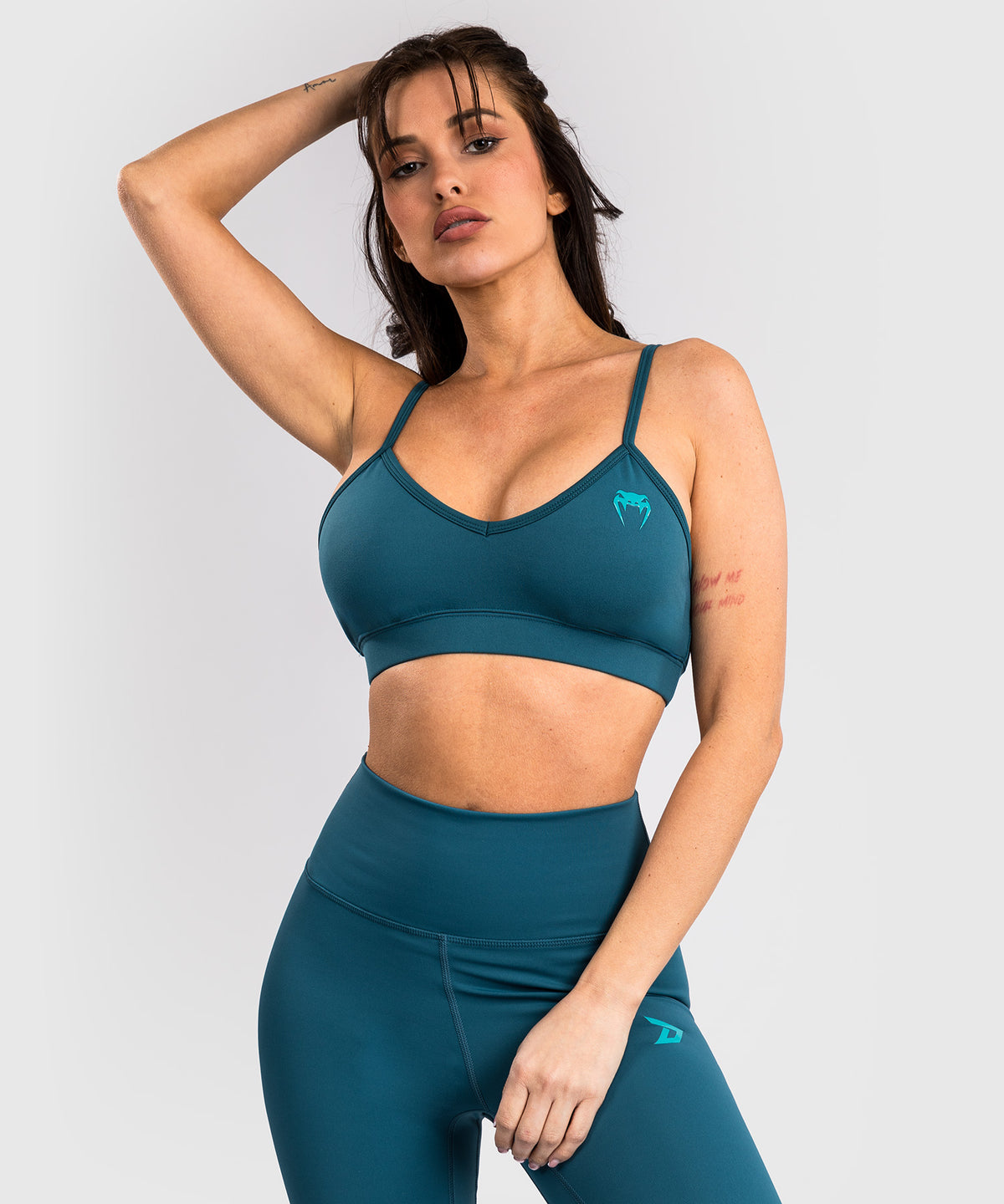 Venum x Demi Damen Sport-BH - Azurblau