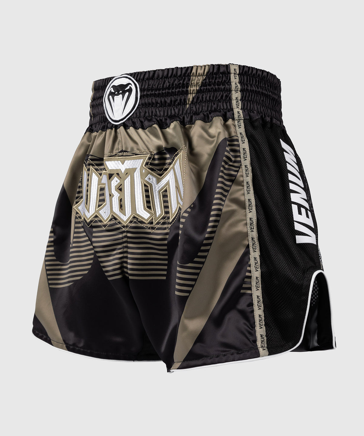 Venum Adrenaline Pantaloncini Muay Thai – Nero/Sabbia