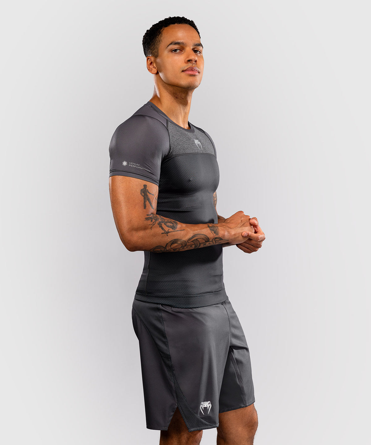 Venum G-Fit Scale Rashguard a maniche corte - Grigio