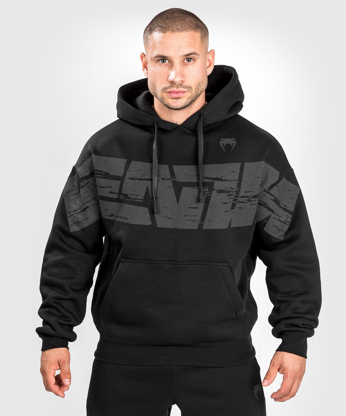 VENUM CONNECT XL FELPA CON CAPPUCCIO - VESTIBILITÀ OVERSIZE - NERO