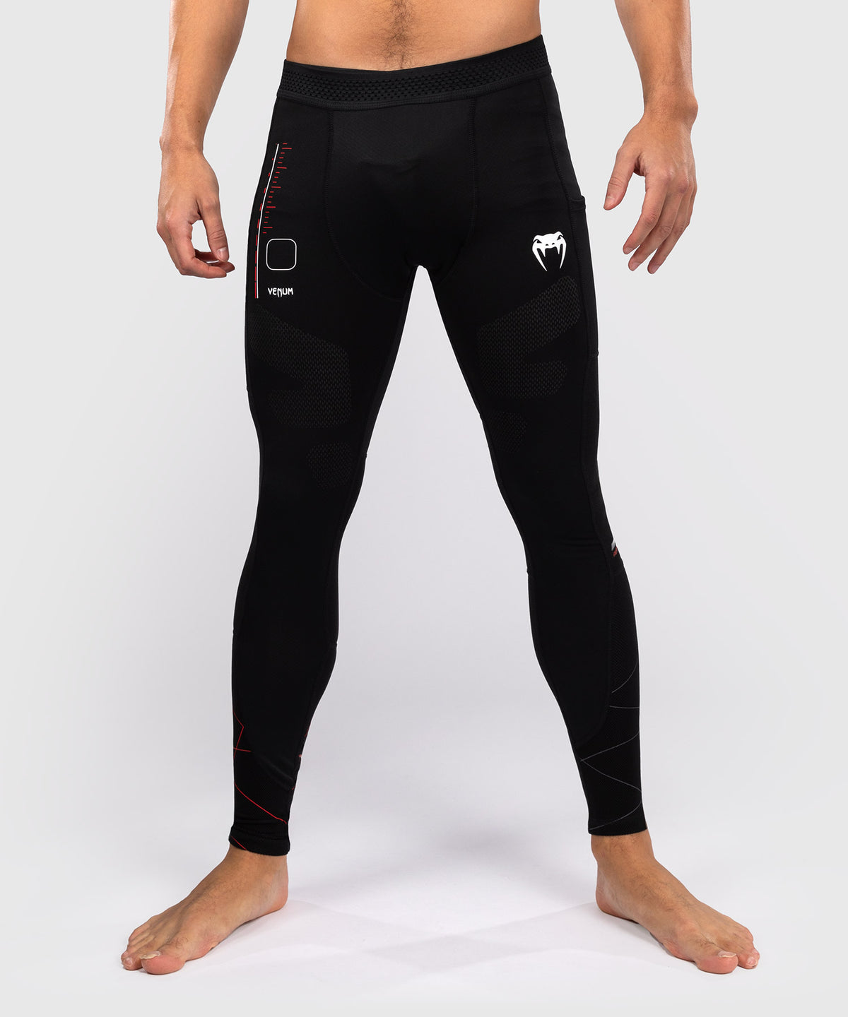 Venum Tactical XT Polainas - Negro/rojo de fuego