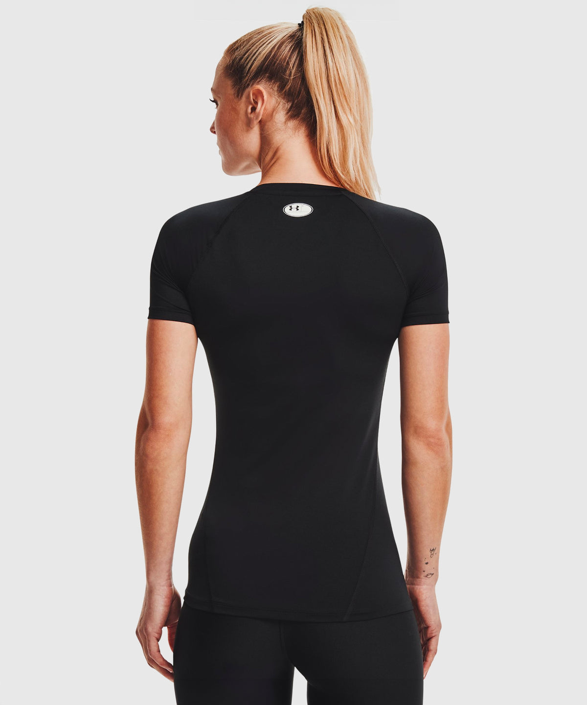 Tee-Shirt Under Armour Heatgear® Pour Femme - Noir/Blanc