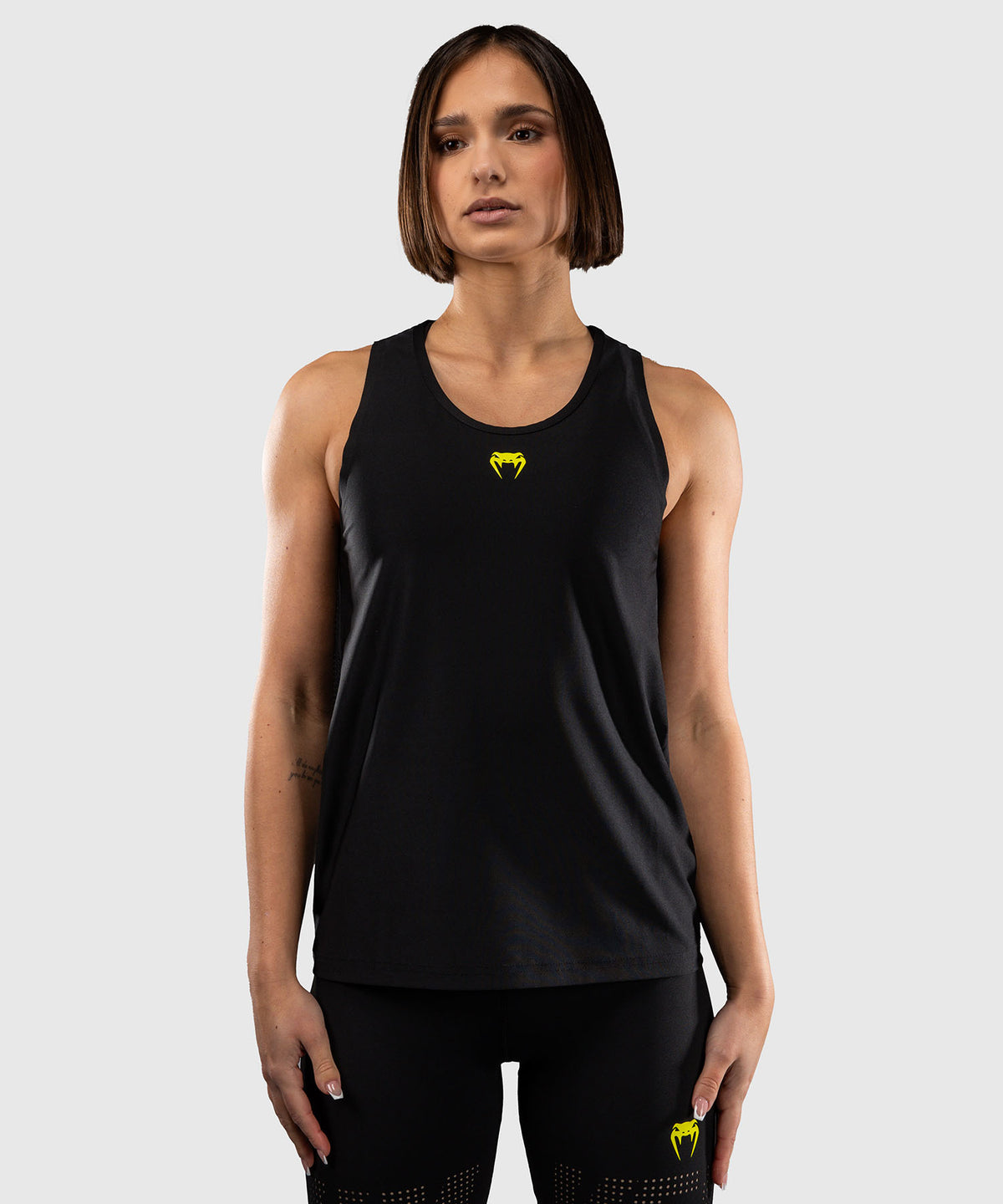 Venum Lazer Canotta Dry Tech da Donna - Nero/Giallo