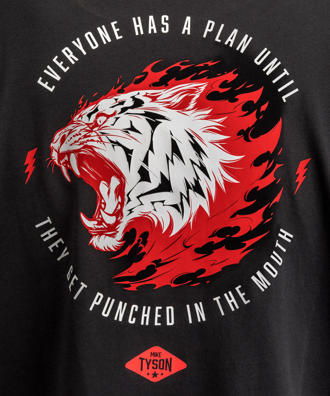 T-shirt Venum x Mike Tyson Tiger - Noir profond